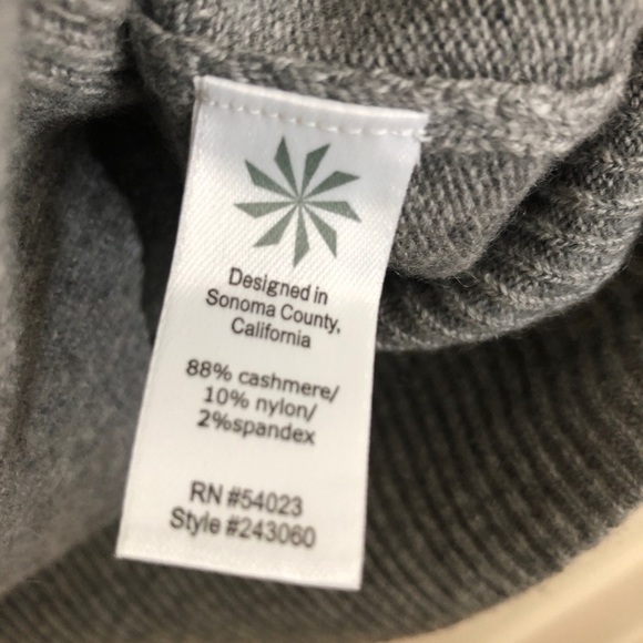 NEW Athleta Gray Cashmere Ari Mudra Sweater Dress - Picture 6 of 7